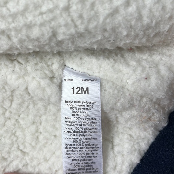 Osh Kosh Baby Hooded Toggle Pea Coat - Picture 10 of 10